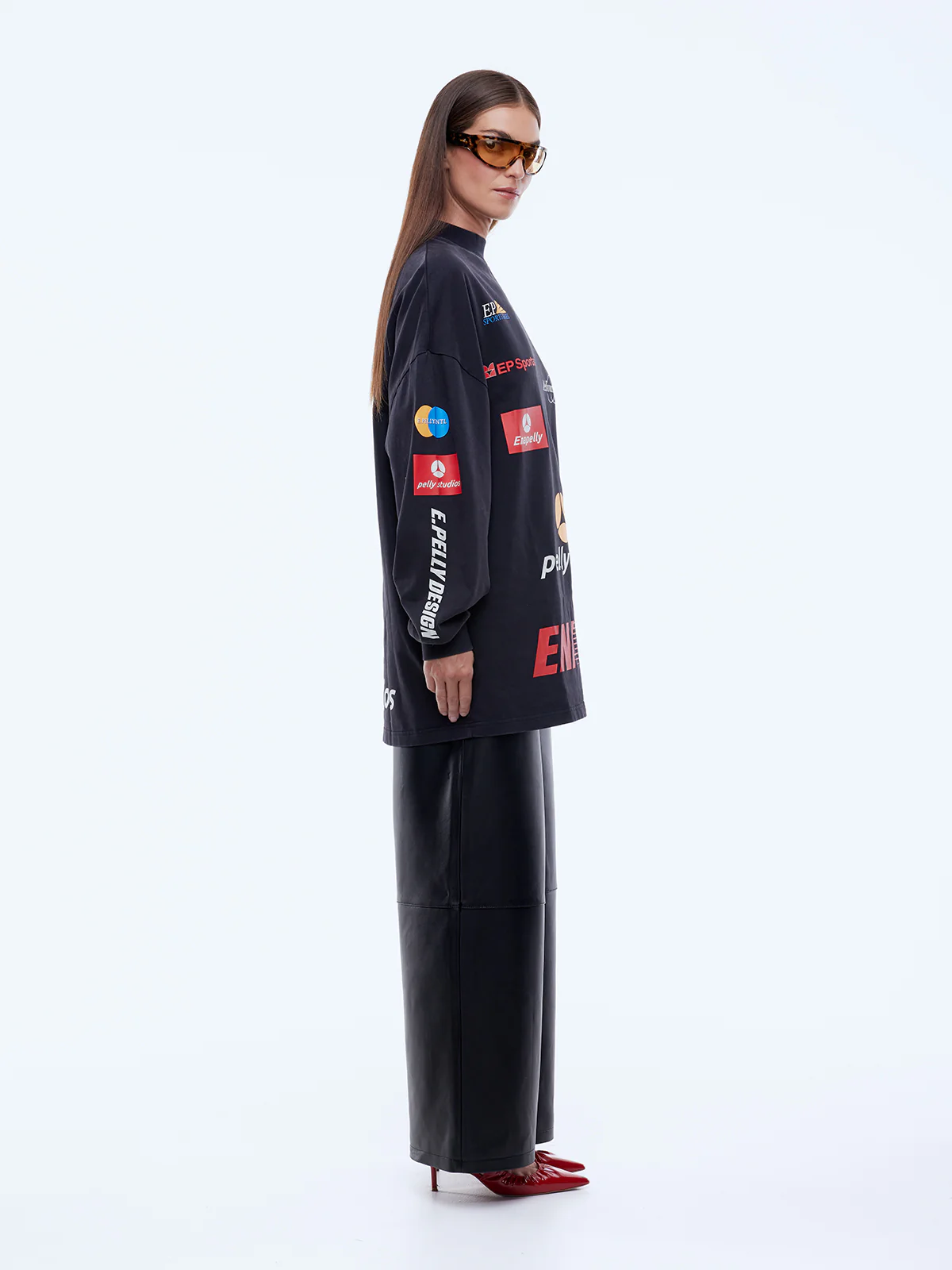 EP BADGE LONG SLEEVE TEE DRESS - Image 3