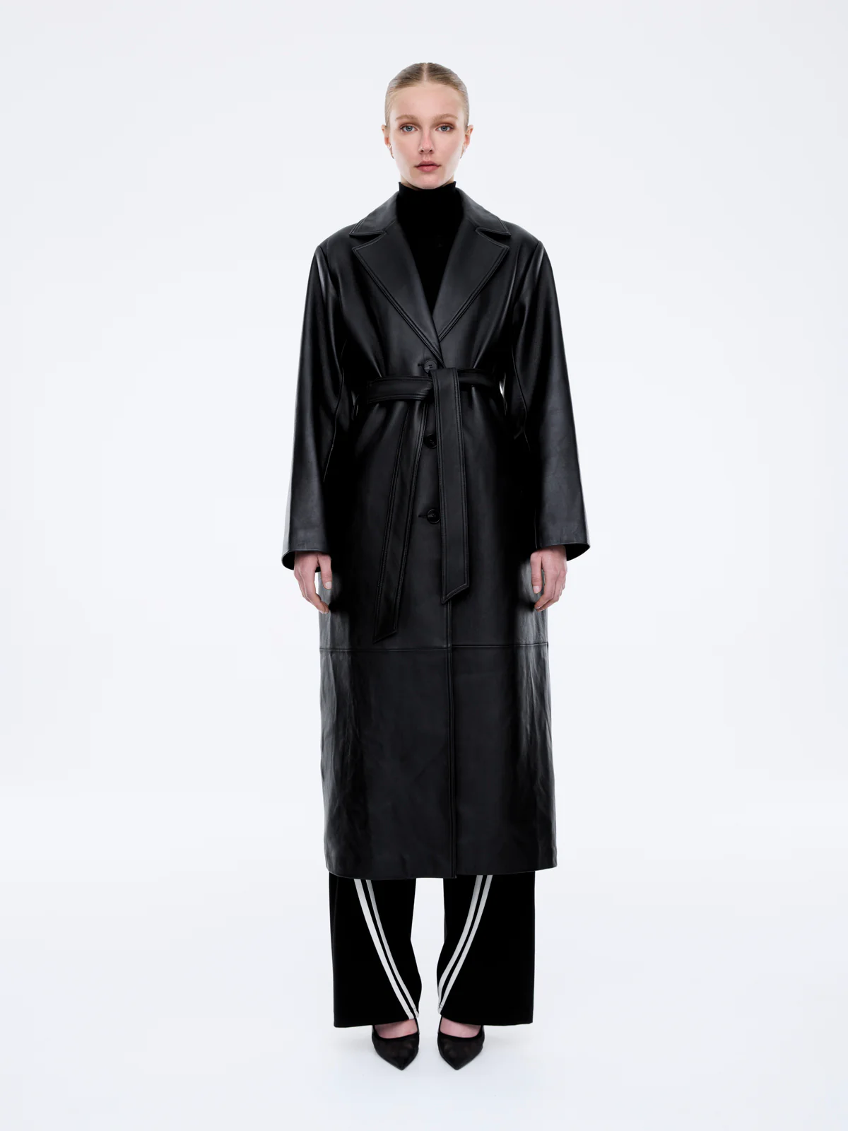 MILEY LEATHER TRENCH - Image 6