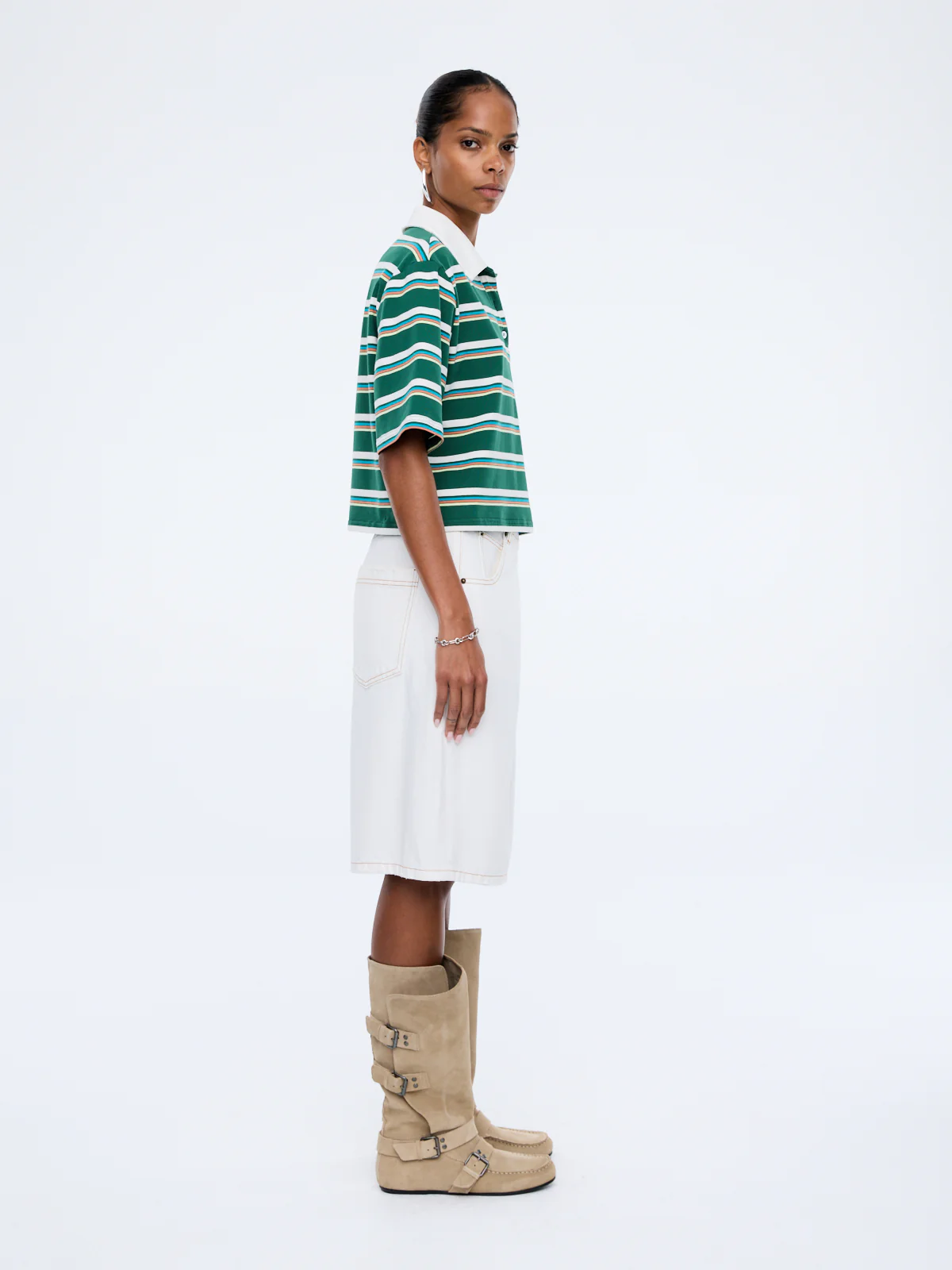 VIOLET SHORT SLEEVE POLO - Image 3