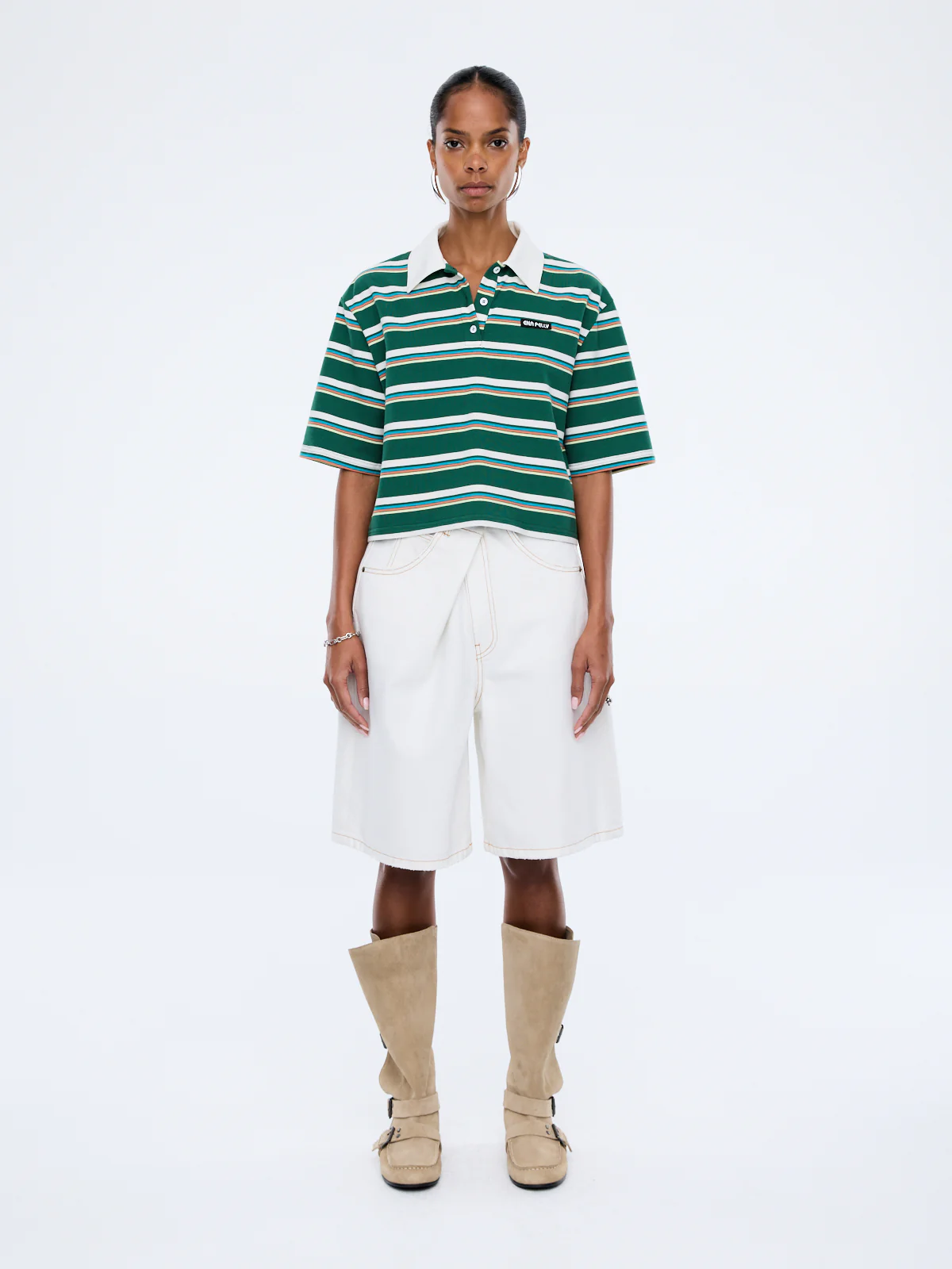 VIOLET SHORT SLEEVE POLO - Image 6